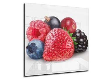 dekor szkło panel hartowany HD 50x50 owoce