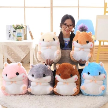 ПЛЮШЕВАЯ ПОДУШКА CUDDLE PLUSHIE PLANKET HAMSTER, унисекс