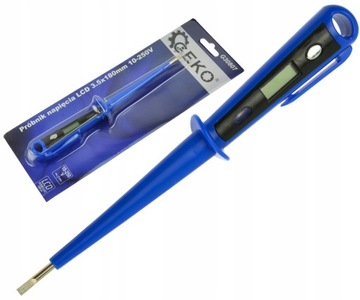 PRÓBNIK NAPIĘCIA LCD TESTER 10-250V 3,5X180MM