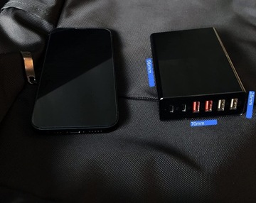 МНОГОПОРТОВОЕ ЗАРЯДНОЕ УСТРОЙСТВО 6USB 2xQC3.0 2xPD 80 Вт