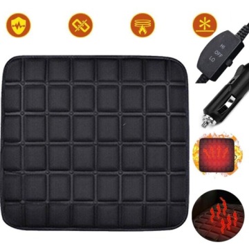 КОВрик С ПОДОГРЕВОМ СИДЕНЬЯ С ПОДОГРЕВОМ 12 В С ПУЛЬТОМ ДЛЯ АВТОМОБИЛЯ 45 СМ