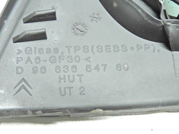 CITROEN DS3 09-14 CABRIO SKLO (OKNO) RYCHLA PRAVÝ PŘEDNÍ NR 1 9683654780