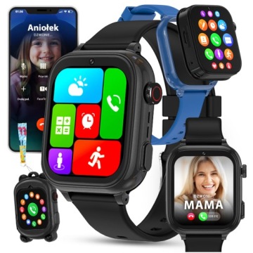 Chytré Hodinky Pro Děti Hodinky Telefon Gps Sms Hovory Výukové Menu V Polštině