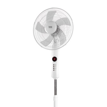 Вентилятор Teesa с дистанционным управлением, белый