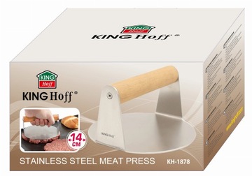 ПРЕСС ДЛЯ МЯСА SMASH BURGER 14 СМ ДАВЛЕНИЕ НЕРЖАВЕЮЩЕЙ СТАЛИ ДАВЛЕНИЕ