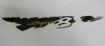 НАКЛЕЙКА НА КОРПУС 2 ЛЕВАЯ KYMCO SUPER 8