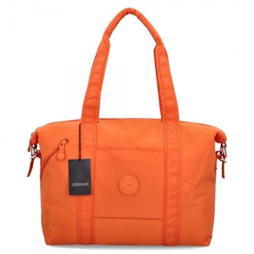 Torebka Damska Shopper Bag firmy Hernan 073 Pomarańczowa