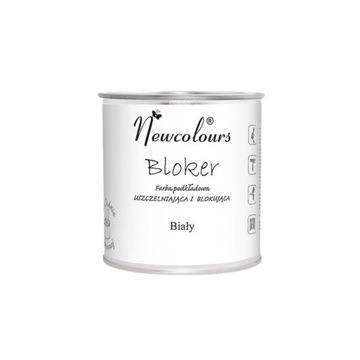 Bloker Newcolours - biała farba blok. 200ml