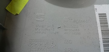 SEAT LEON III КРЫШКА 12- СТОЙКИ ЛЕВАЯ