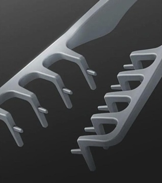 GRZEBIEŃ DO TEKSTUROWANIA WŁOSÓW UKŁADANIA UNOSZĄCY WŁOSY DO LOKÓW TIKTOK