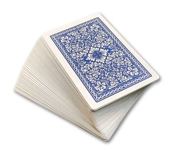 MEGA KARTY TALIE DO GRY PLASTIK COUTED POKER BRYDŻ