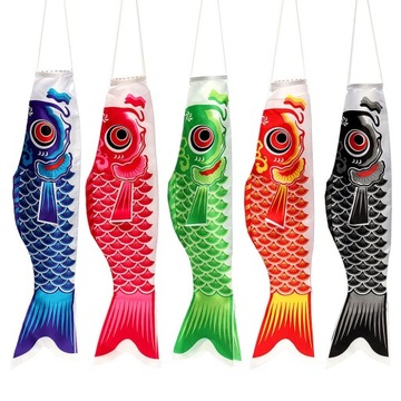 Japanese Carp Streamer Decor Koinobori Hanging
