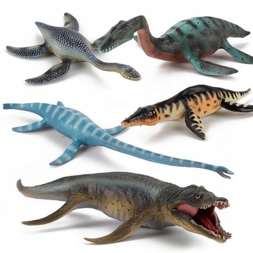 5x Morskie figurki dinozaurów Prehistoryczne