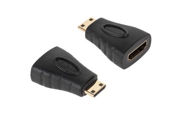 ADAPTER GNIAZDO HDMI WTYK MINI HDMI PRZEJŚCIÓWKA