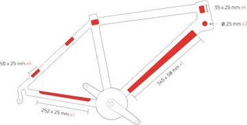 Чехол на раму Zefal Skin Armor M ZF-2600