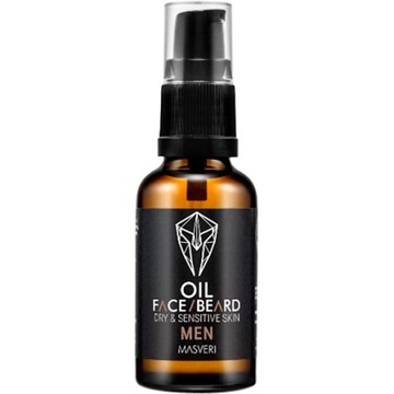 MASVERI Мужское масло для лица и бороды, для всех типов кожи 30мл