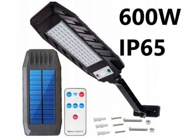LAMPA SOLARNA ULICZNA Z CZUJNIKIEM ZMIERZCHU RUCHU