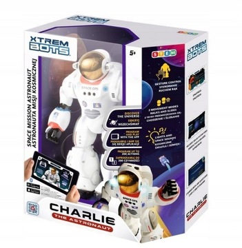 ROBOT STEROWANY DO NAUKI TM Toys Xtrem Bots CHARLIE BOT3803158