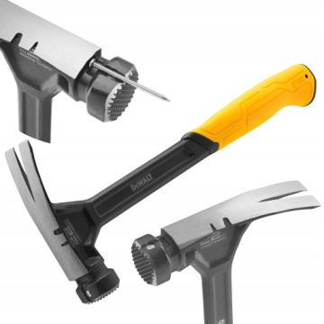 ПРЯМОЙ СТАЛЬНОЙ МОЛОТОК DEWALT ДЛЯ ПЛОТНЫХ ГВОЗДЕЙ 624 г 0,624 кг DWHT51005-0