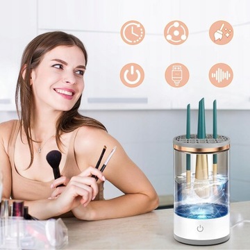 УСТРОЙСТВО ДЛЯ МЫТЬЯ КОСМЕТИЧЕСКИХ КИСТЕЙ И ГУБОК USB-КАБЕЛЬ ДЛЯ ЧИСТКИ