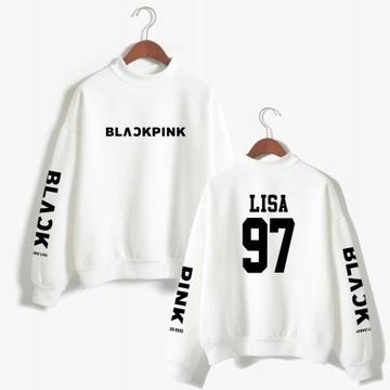 Blackpink Lisa Rose Kpop BTS 50 wzór BTS Bluza