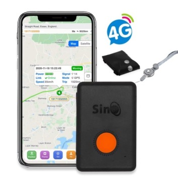 Трекер GPS SINOTRACK ST904L для рюкзака SOS додаток без оплат абонплати 4G