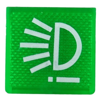 Off-On włącznik klawiszowy 2-pin halogenów dachowych, szperaczy wym 22x44mm