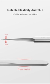 Немецкий сверхтонкий №. 5-клеточный пинцет от прыщей, черных точек, салон красоты