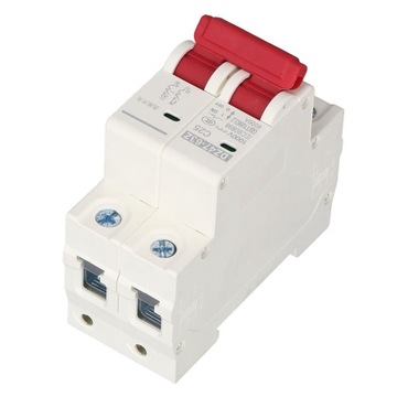 2P DC 1000V MCB Автоматический выключатель 25A Монтажный защитный переключатель