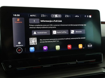 Seat Leon IV Sportstourer 1.5 eTSI (MHEV) 150KM 2021 Seat Leon DSG virtual cocpit navi LED czujniki, zdjęcie 27