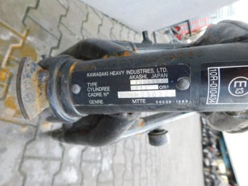 KAWASAKI ZEPHYR 550 ДОКУМЕНТ РАМА 1999.