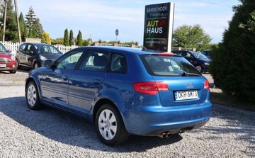 Audi A3 8P Hatchback 3d 2.0 TDI CR 140KM 2009 Audi A3 Sportback Czujniki parkowania , Klimatyzacja, Alu felgi , GWARANCJA, zdjęcie 4