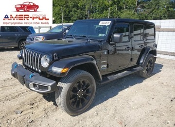 Jeep Wrangler IV 2022 Jeep Wrangler Unlimited Sahara 4XE 2022 2.0l 2.0 Hybryda 375KM