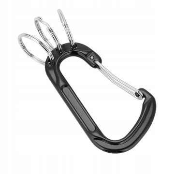 KARABINEK SCREWGATE CZARNY 9*4.5*1 CM