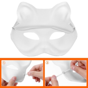 МАСКИ КОШЕК МАСКА КОШКИ ДЛЯ СВОИХ РАСКРАСОК CARNIVAL MASTER 6 ШТ.