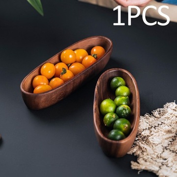 Деревянное блюдо для ресторана Лодочки для суши 22см х 8см