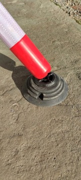 Słupek parkingowy odblask uchylny blokujący 80cm