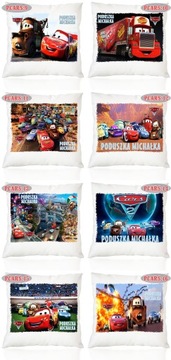 ПОДУШКА ДЛЯ АВТОМОБИЛЕЙ CRATTER MCQUEEN + ПОДАРОК ​​НА ИМЯ
