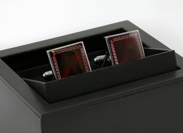 Запонки - Alties - Рубиновый наполнитель