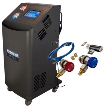 Stacja Klimatyzacji automat czynnik R134A R1234YF Menu PL Kupczyk AC-ECO