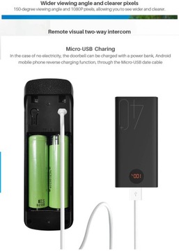 WIFI ВИДЕО ИНТЕРФОН 2MPX КАМЕРА TUYA SMART INTERCOM