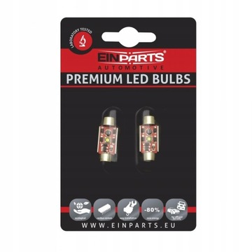 ŻARÓWKI RURKOWE LED 12V C5W CANBUS CREE XB-D 36mm