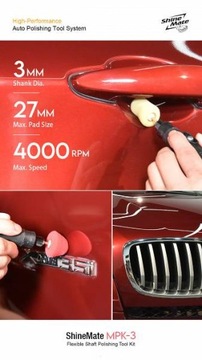Набор для ротационной полировки Shine Mate Mini MPK-3