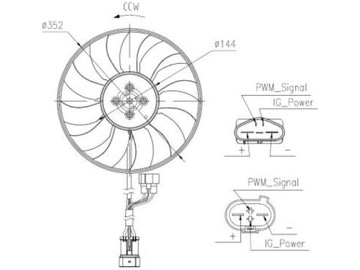 VENTILÁTOR CHLADIČŮ SKODA KODIAK 2.0 KAROQ