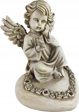 Ангел Большой фигур Ангел светодиод Znicz Heart 18cm