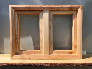 ДЕРЕВЯННЫЙ ОКОННЫЙ ПРОЕМ 90х100 см