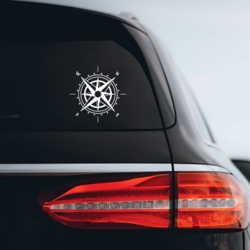 Наклейка на автомобиль КОМПАСС Путешественник, Хобби 15 см Водонепроницаемое украшение