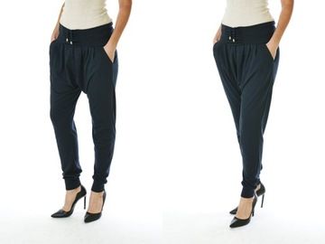 Bawełniane spodnie dresowe wygodne baggy fitness 1082#