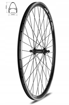 28-ДЮЙМОВОЕ ПЕРЕДНЕЕ КОЛЕСО ДЛЯ ВЕЛОСИПЕДА, ОБОД С КОНУСОМ XMX