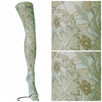 RAJSTOPY WZORZYSTE LYCRA 40 DEN